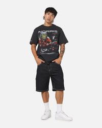 Mitchell & Ness X Mclaren Lando Norris Signature T-Shirt Washed Black