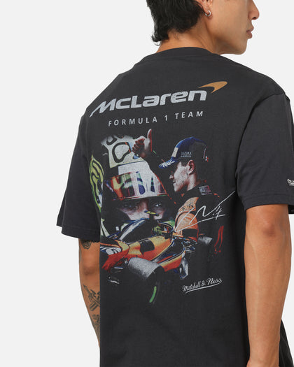 Mitchell & Ness X Mclaren Lando Norris Signature T-Shirt Washed Black