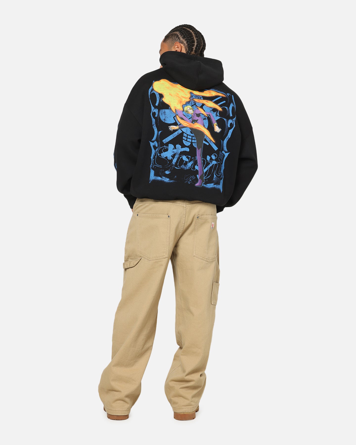 73Studio X One Piece Sanji Premium Hoodie Black | Culture Kings