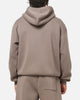 Jordan Jumpman Brooklyn Oversized Fleece Hoodie Olive Grey/Black