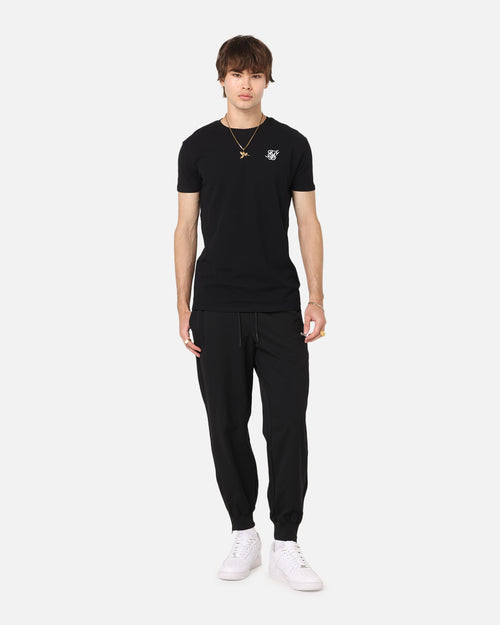 Sik Silk Muscle T-Shirt Black