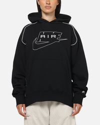 Nike Air Fleece Pullover Hoodie Black/White