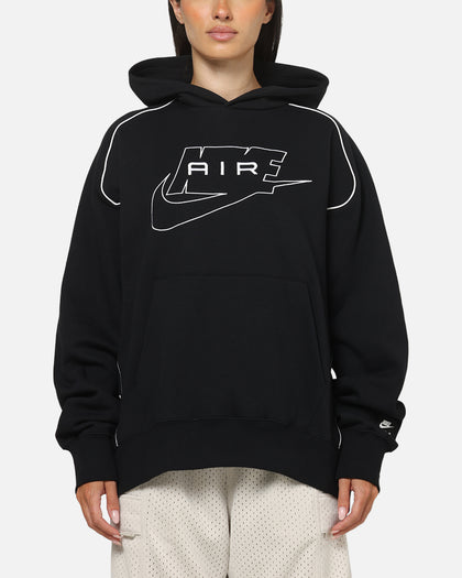 Nike Air Fleece Pullover Hoodie Black/White