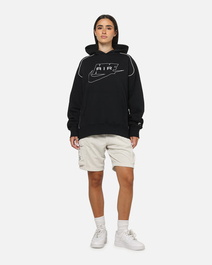 Nike Air Fleece Pullover Hoodie Black/White