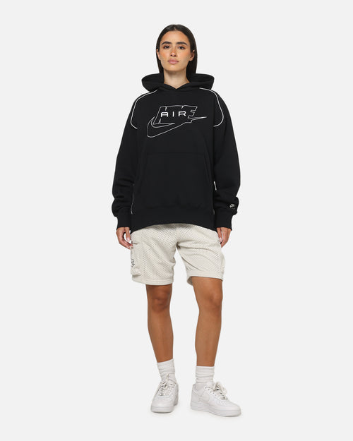 Nike Air Fleece Pullover Hoodie Black/White