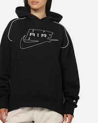 Nike Air Fleece Pullover Hoodie Black/White