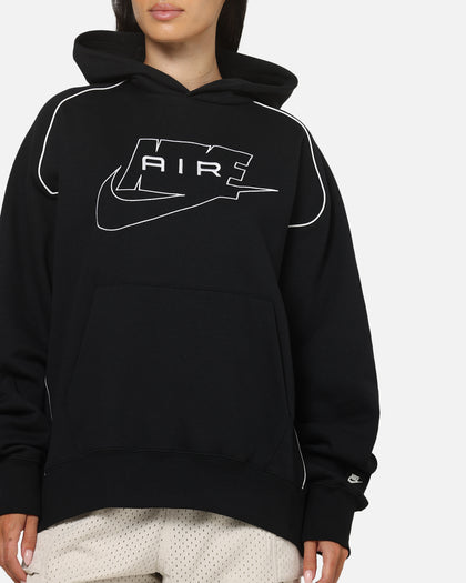 Nike Air Fleece Pullover Hoodie Black/White