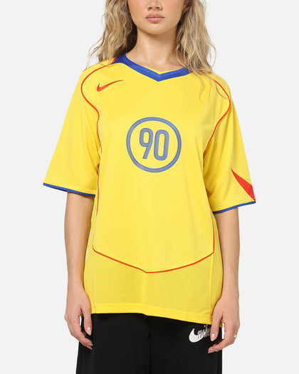 Nike Total 90 Soccer T-Shirt Tour Yellow/Lyon Blue