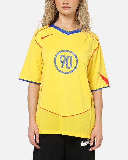 Nike Total 90 Soccer T-Shirt Tour Yellow/Lyon Blue