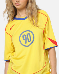 Nike Total 90 Soccer T-Shirt Tour Yellow/Lyon Blue