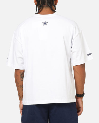 Mitchell & Ness Dallas Cowboys Stars & Text Boxy T-Shirt White