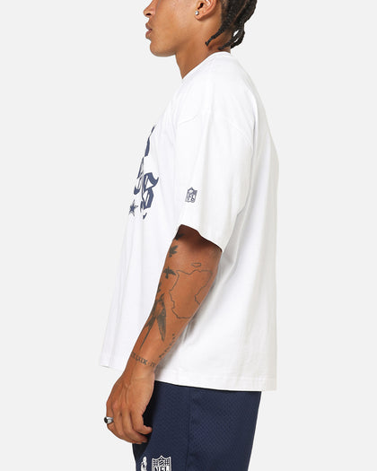 Mitchell & Ness Dallas Cowboys Stars & Text Boxy T-Shirt White