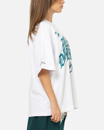 Mitchell & Ness Miami Dolphins Stars & Text Boxy T-Shirt White