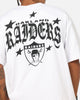 Mitchell & Ness Las Vegas Raiders Stars & Text Boxy T-Shirt White