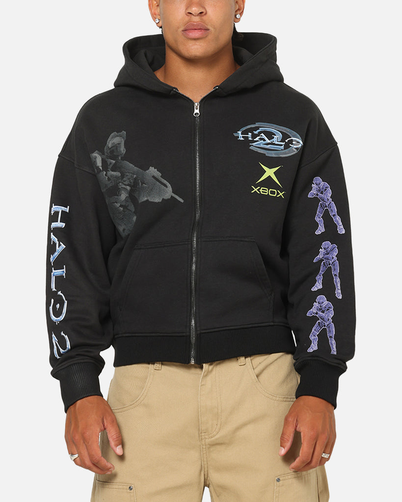 73Studio X Halo 2 Multiplayer Zip Hoodie Vintage Black | Culture Kings 73Studio X Halo 2 Multiplayer Zip Hoodie Vintage Black | Culture Kings