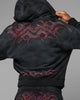 Loiter X Yu-Gi-Oh! Slifer Sky Dragon Zip Hoodie Black Wash