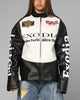 Loiter X Yu-Gi-Oh! Exodia Biker Jacket Black/Off White