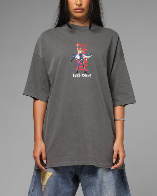Loiter X Yu-Gi-Oh! Yugi T-Shirt Vintage Black
