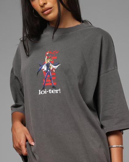 Loiter X Yu-Gi-Oh! Yugi T-Shirt Vintage Black