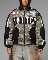 Loiter Enroute Racing Jacket Camo/Black