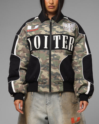 Loiter Enroute Racing Jacket Camo/Black
