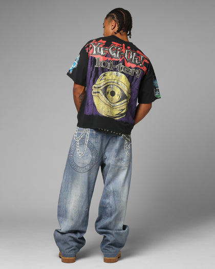 Loiter X Yu-Gi-Oh! Pegasus T-Shirt Vintage Black