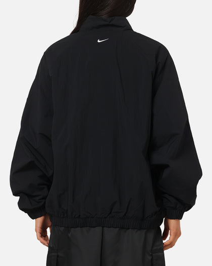 Nike Women's Sportswear Logo Oversized Track Jacket Black/Black/White