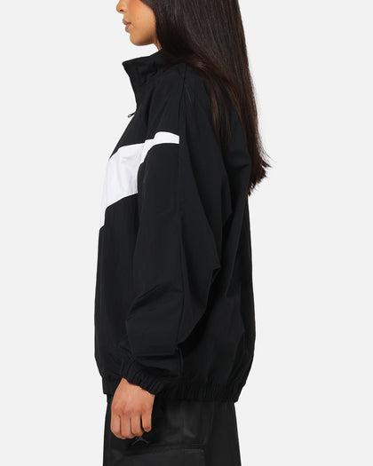 Nike Women's Sportswear Logo Oversized Track Jacket Black/Black/White