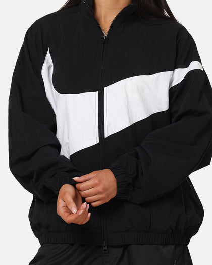 Nike Women's Sportswear Logo Oversized Track Jacket Black/Black/White