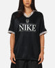 Nike Women's Sportswear V-Neck Jersey Black/White/Grey