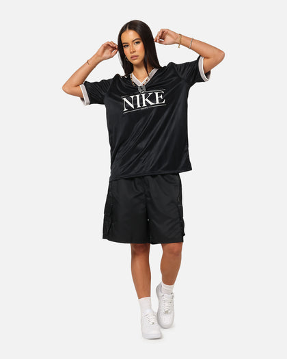 Nike Women's Sportswear V-Neck Jersey Black/White/Grey