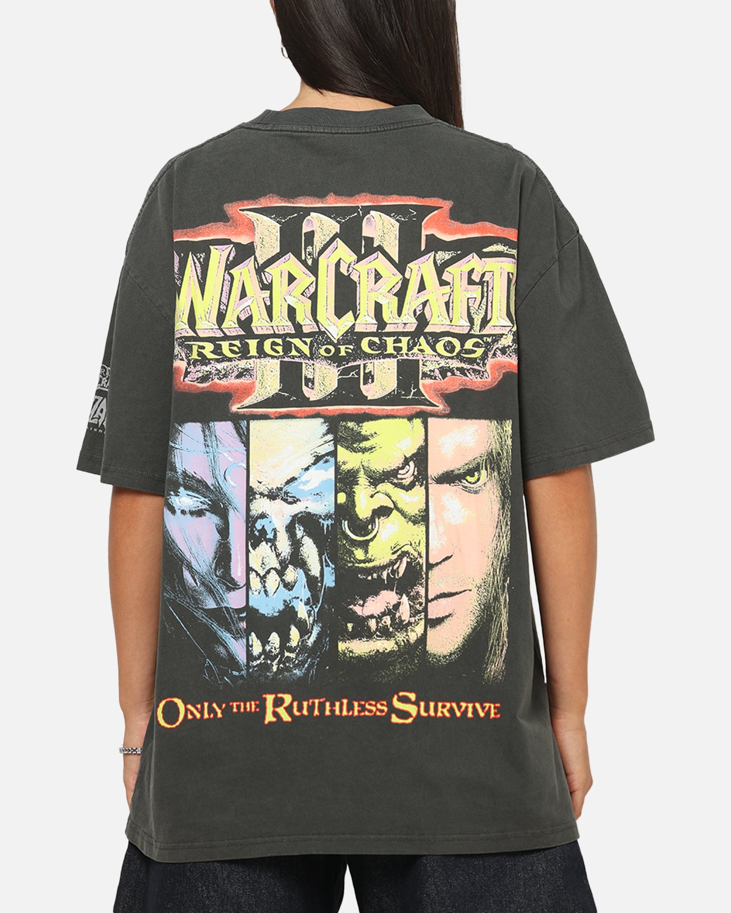73Studio X Warcraft: Reign Of Chaos Heavy T-Shirt Black Wash