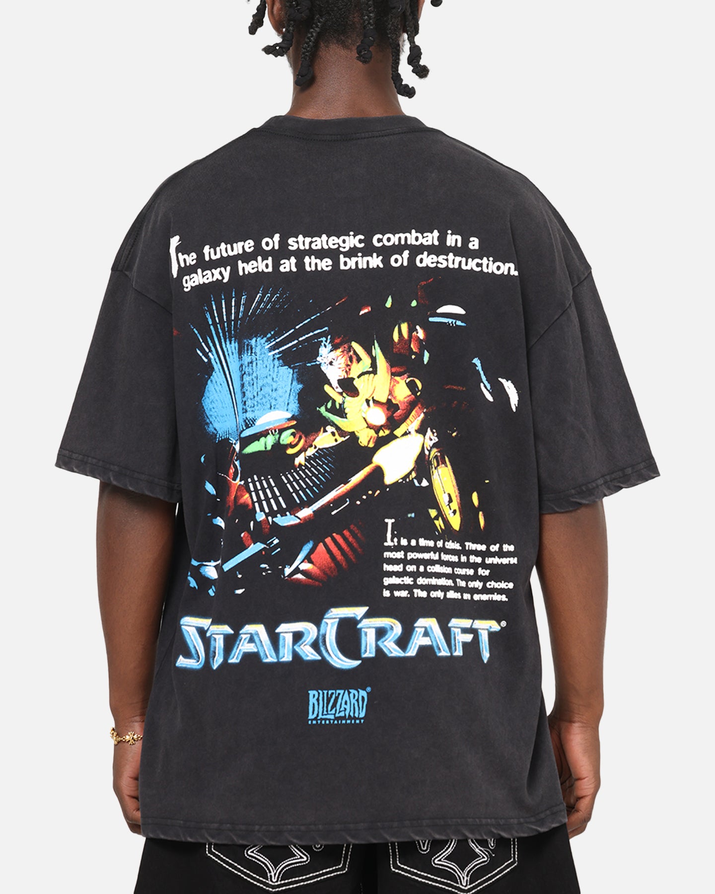 73Studio X Starcraft '98 Factions Heavy T-Shirt Black Wash