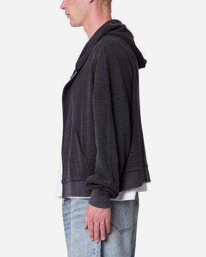 MNML Thermal Hoodie Washed Black
