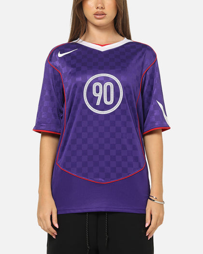 Nike Total 90 Soccer T-Shirt Playful Court Purple/White
