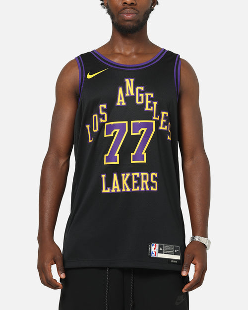 Nike Los Angeles Lakers Luka Doncic #77 City Edition Dri-FIT NBA Swingman Jersey Black