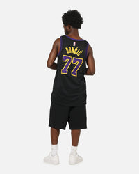 Nike Los Angeles Lakers Luka Doncic #77 City Edition Dri-FIT NBA Swingman Jersey Black