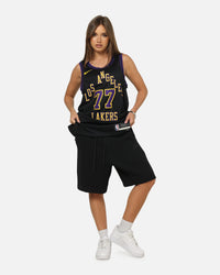 Nike Los Angeles Lakers Luka Doncic #77 City Edition Dri-FIT NBA Swingman Jersey Black