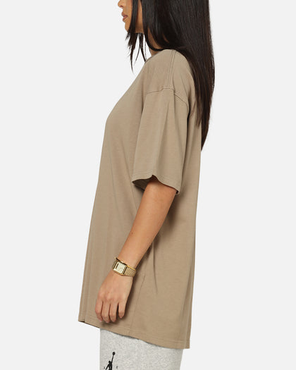 Nike Sportswear Collar Print T-Shirt Khaki