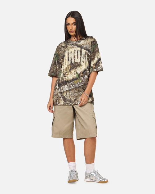 Jordan Brooklyn Real Tree All Over Print Crewneck T-Shirt Sail/Sail