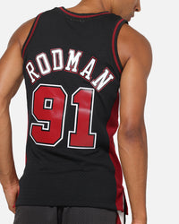 Mitchell & Ness Chicago Bulls Dennis Rodman Rave Jersey Black/Red