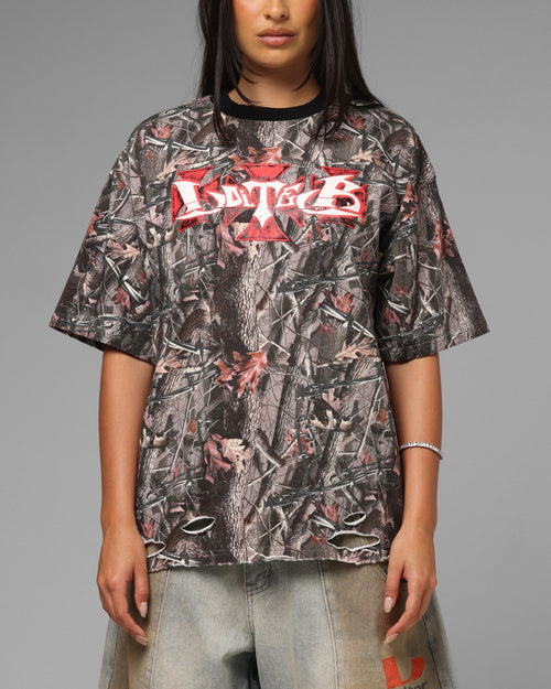 Loiter Holy Fire Premium T-Shirt Real Tree Camo