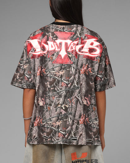 Loiter Holy Fire Premium T-Shirt Real Tree Camo