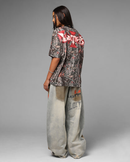 Loiter Holy Fire Premium T-Shirt Real Tree Camo