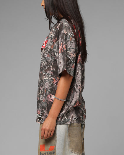 Loiter Holy Fire Premium T-Shirt Real Tree Camo