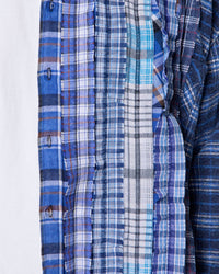 MNML Tuxedo Vintage Flannel Shirt Blue/Multi