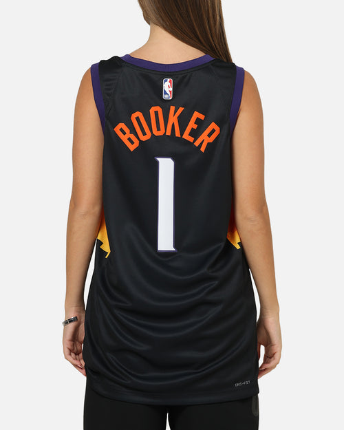 Nike Devin Booker Phoenix Suns #1 City Edition Dri-FIT NBA Swingman Jersey Black