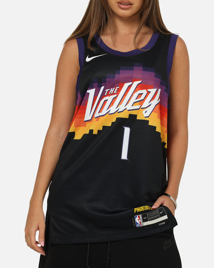Nike Devin Booker Phoenix Suns #1 City Edition Dri-FIT NBA Swingman Jersey Black