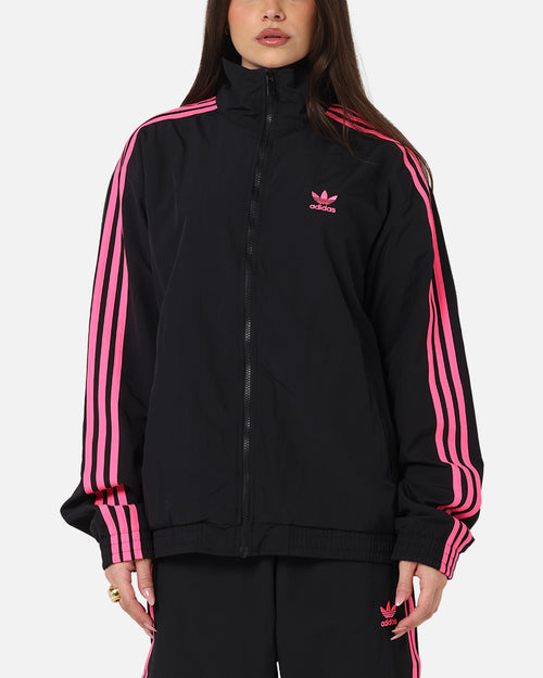Adidas Firebird Track Jacket Black/Lucid Pink