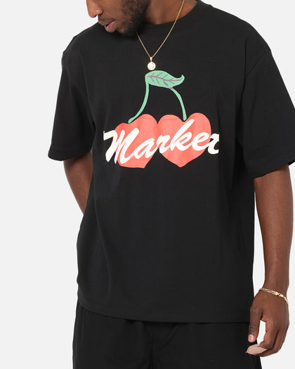 Market Double Cherries T-Shirt Black